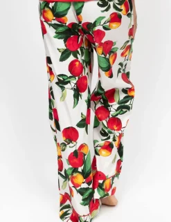 Cotton Modal Apple Print Pyjama Bottoms