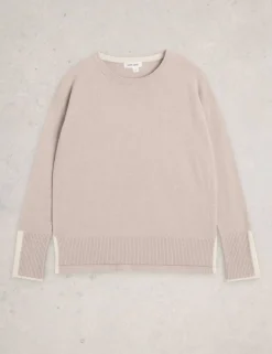 Cotton Modal Blend Crew Neck Jumper