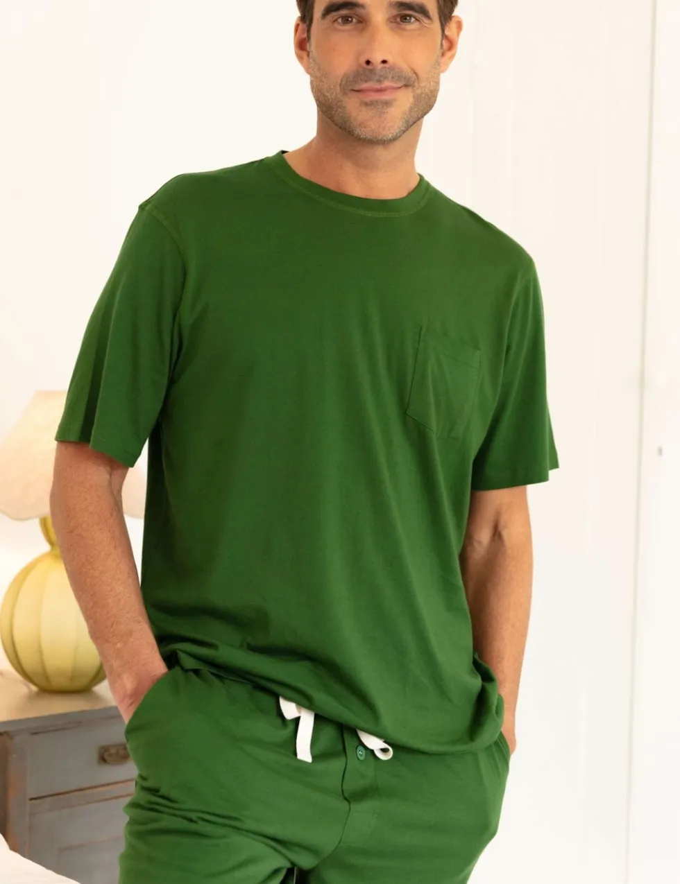 Cotton Modal Blend Knitted Pyjama Shorts