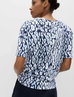 Cotton Modal Blend Printed T-Shirt