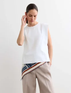 Cotton Modal Blend Ribbed Tank Top