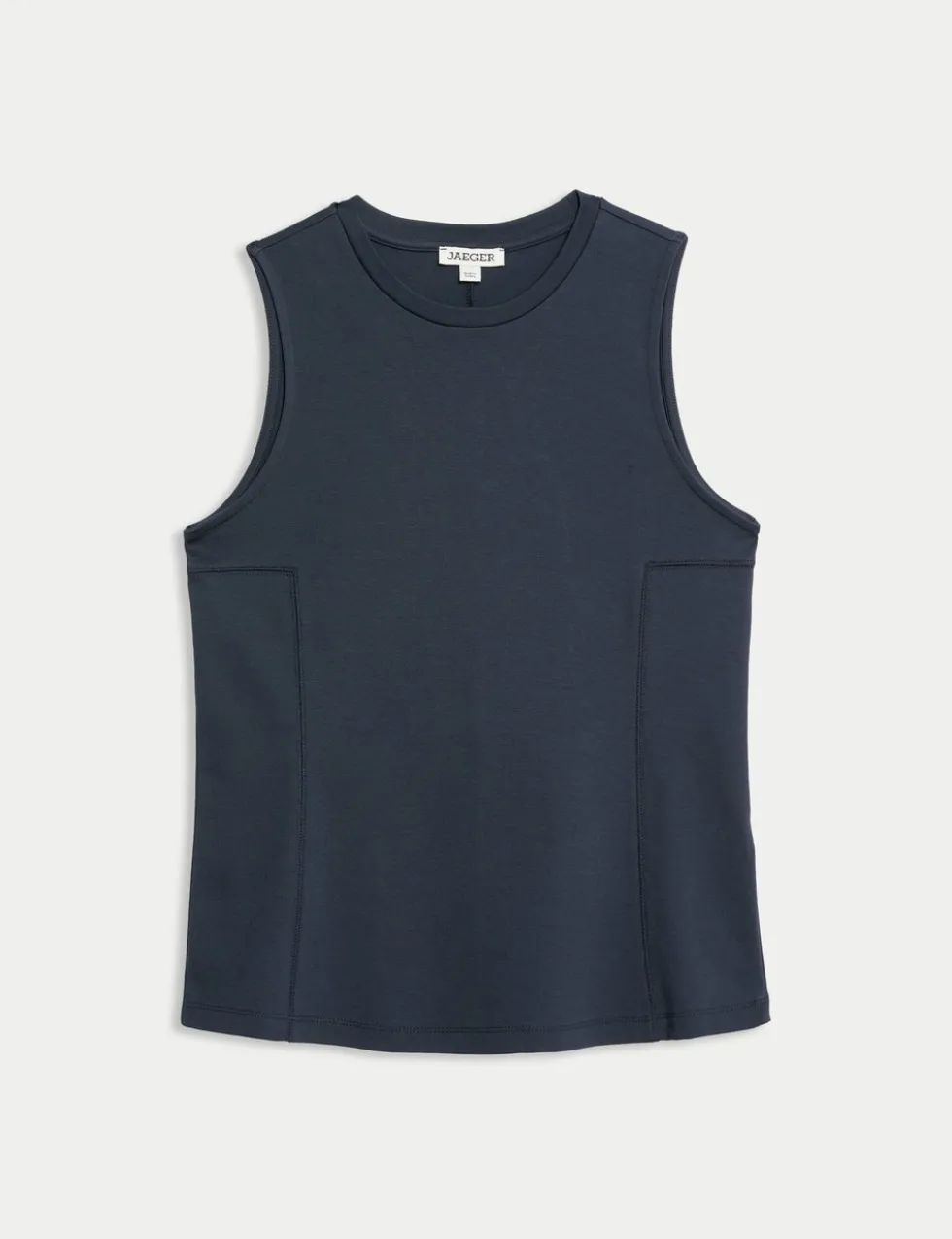 Cotton Modal Blend Shell Top with Stretch