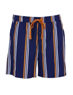 Cotton Modal Blend Striped Pyjama Shorts
