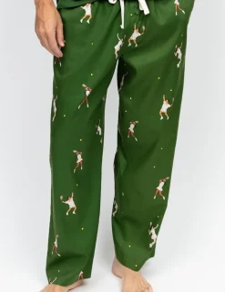 Cotton Modal Blend Tennis Print Pyjama Bottoms