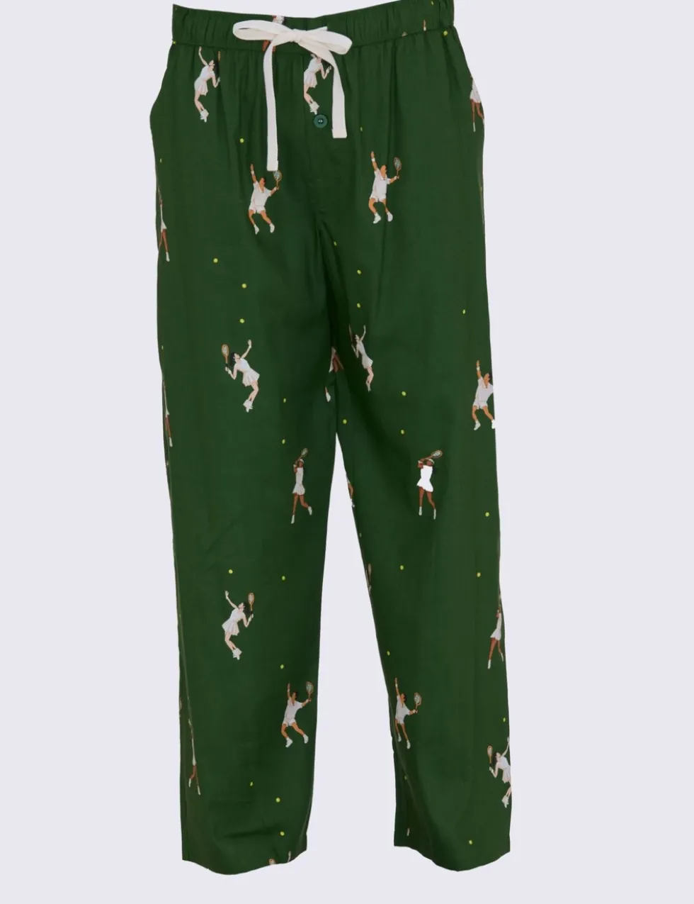 Cotton Modal Blend Tennis Print Pyjama Bottoms