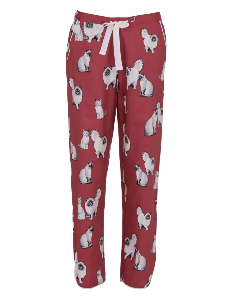 Cotton Modal Cat Print Pyjama Bottoms