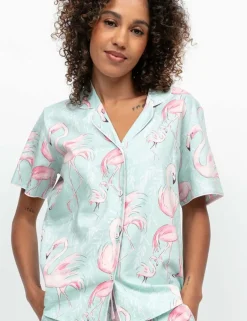 Cotton Modal Flamingo Pyjama Top