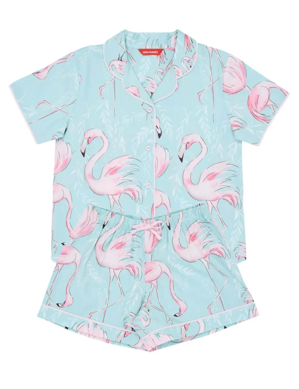 Cotton Modal Flamingo Pyjamas (2-13 Yrs)