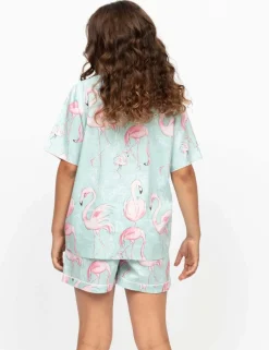 Cotton Modal Flamingo Pyjamas (2-13 Yrs)