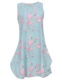 Cotton Modal Flamingo Swing Nightdress
