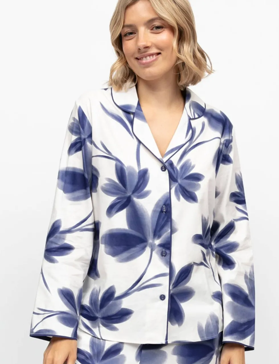 Cotton Modal Floral Pyjama Top