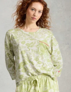 Cotton Modal Floral Pyjama Top