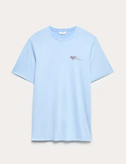 Cotton Modal Fruit Graphic Oversized T-Shirt