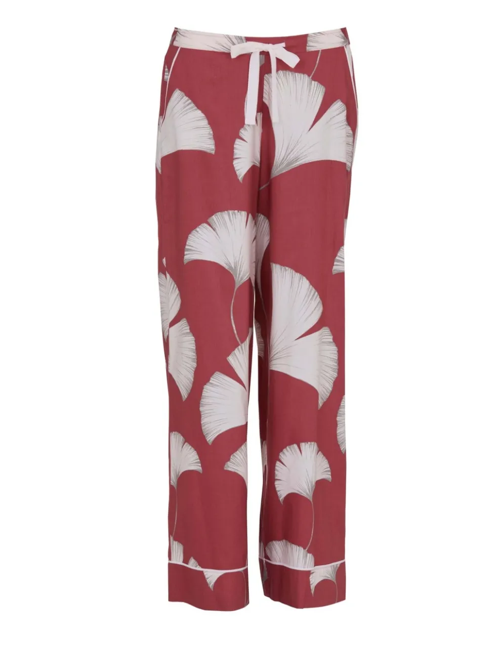 Cotton Modal Leaf Wide Leg Pyjama Bottoms