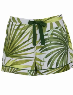 Cotton Modal Palm Print Pyjama Shorts