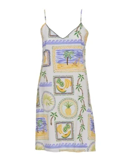 Cotton Modal Postcard Print Nightdress