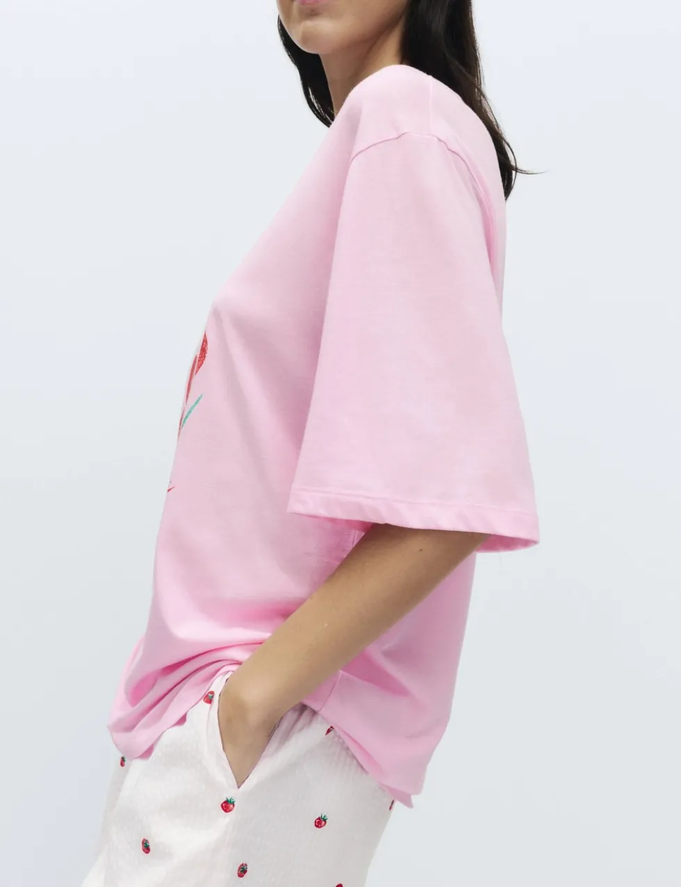 Cotton Modal Print Pyjama Top