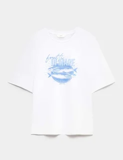 Cotton Modal Print Pyjama Top