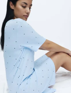 Cotton Modal Printed Minishirt