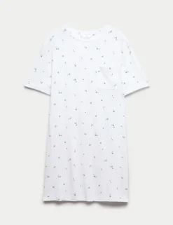 Cotton Modal Printed Minishirt