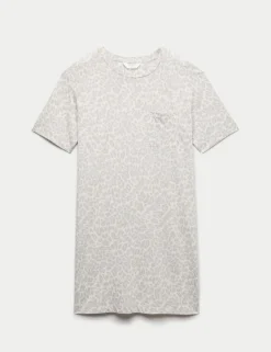 Cotton Modal Printed Minishirt