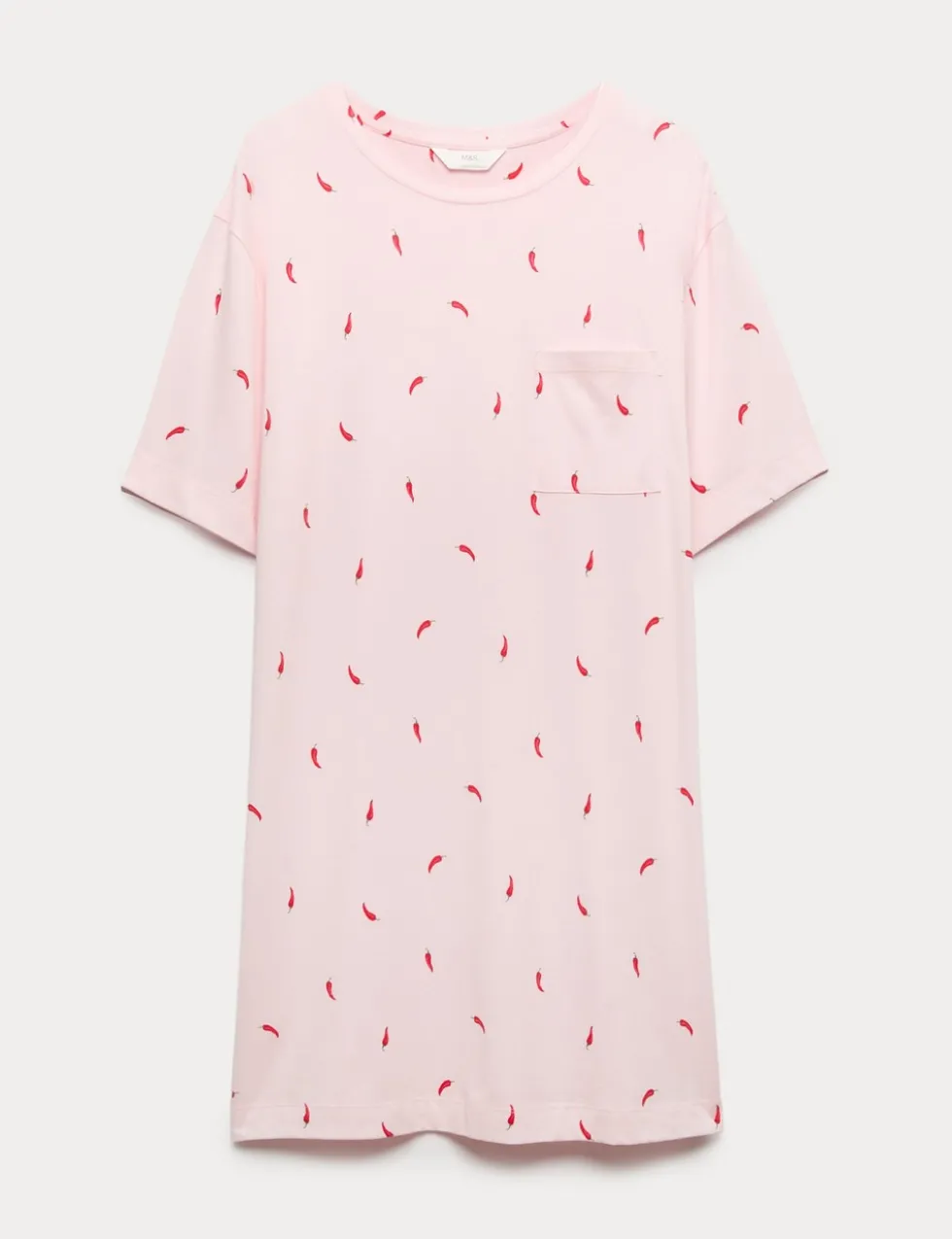 Cotton Modal Printed Minishirt