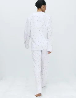 Cotton Modal Printed Revere Pyjama Set