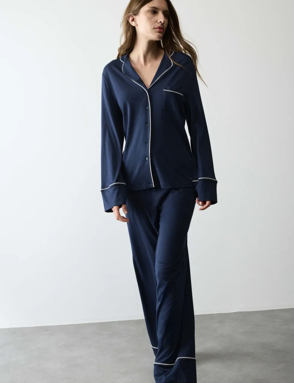 Cotton Modal Revere Pyjama Set