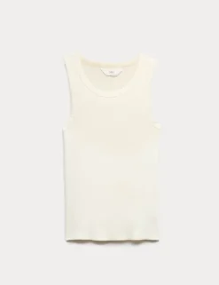 Cotton Modal Ribbed Vest