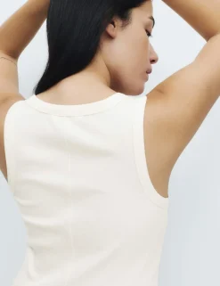 Cotton Modal Ribbed Vest