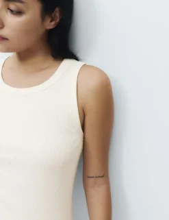 Cotton Modal Ribbed Vest