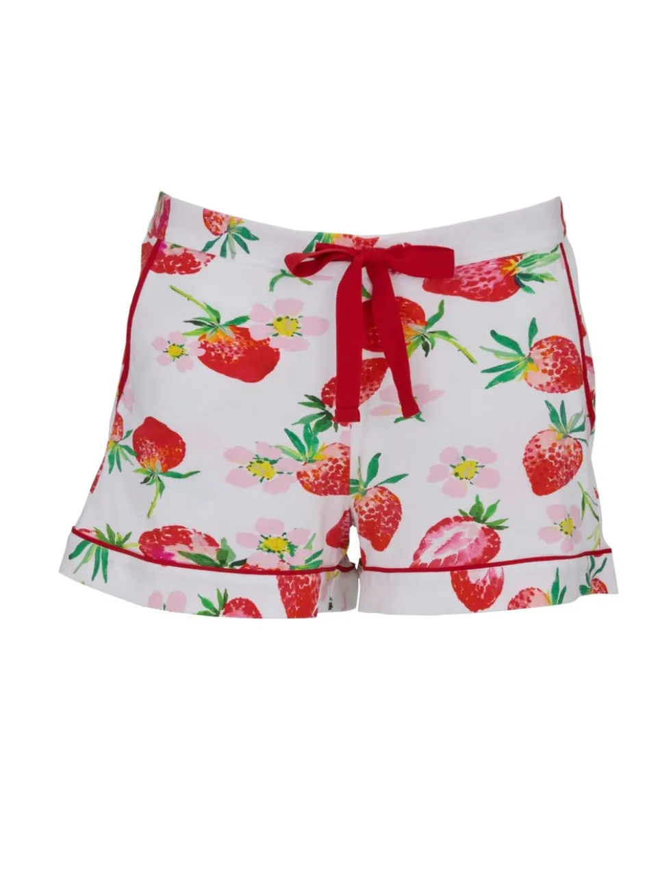 Cotton Modal Strawberry Pyjama Shorts