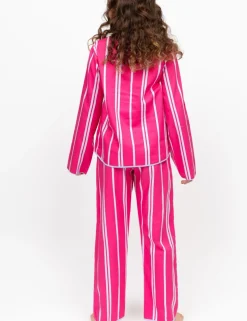 Cotton Modal Striped Pyjamas (2-13 Yrs)