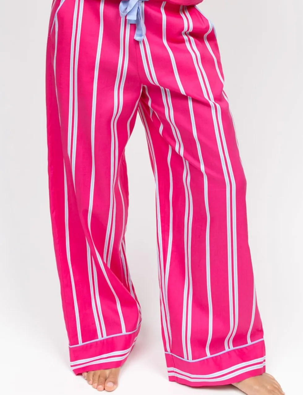 Cotton Modal Striped Pyjama Bottoms
