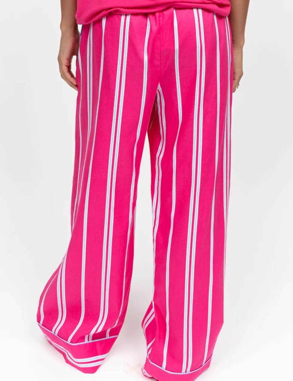 Cotton Modal Striped Pyjama Bottoms