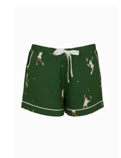 Cotton Modal Tennis Print Pyjama Shorts