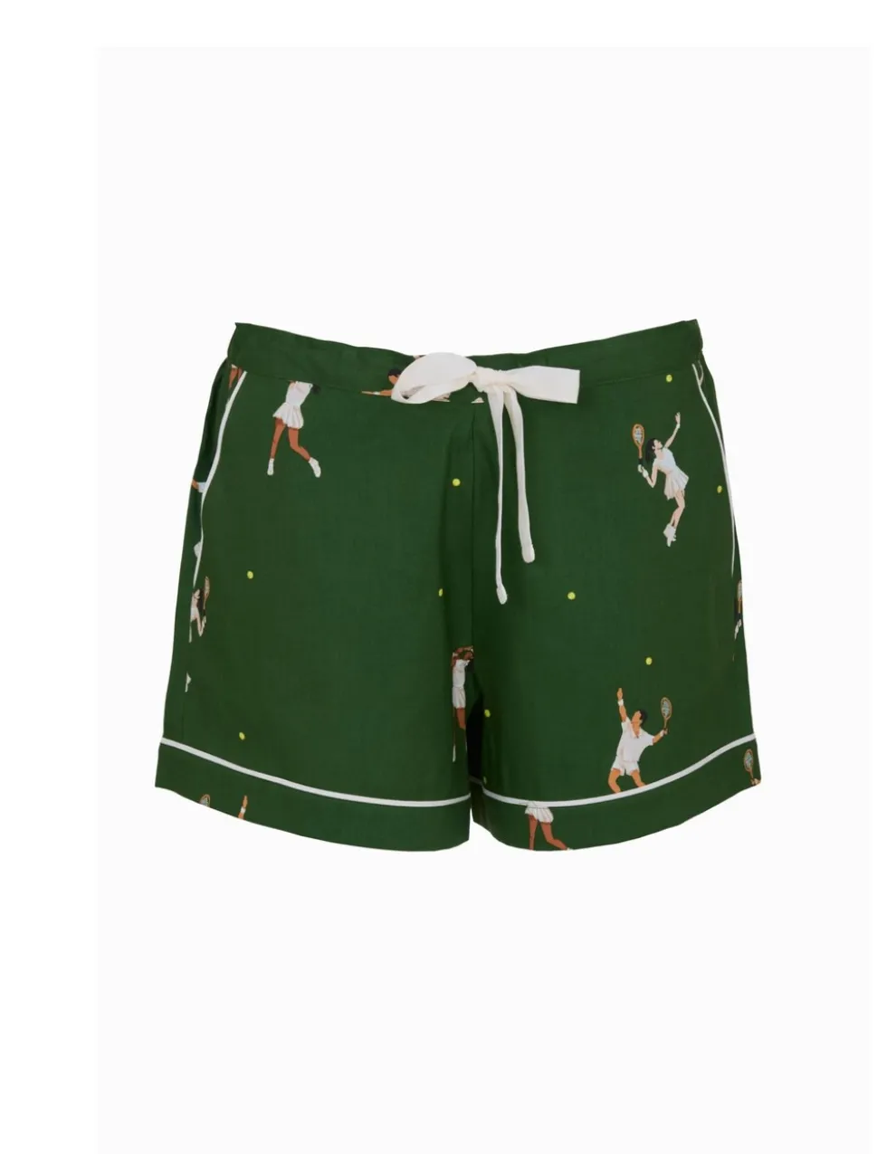 Cotton Modal Tennis Print Pyjama Shorts