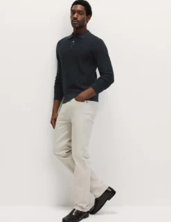 Cotton Modal Textured Polo Shirt
