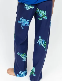 Cotton Modal Turtle Print Pyjama Bottoms