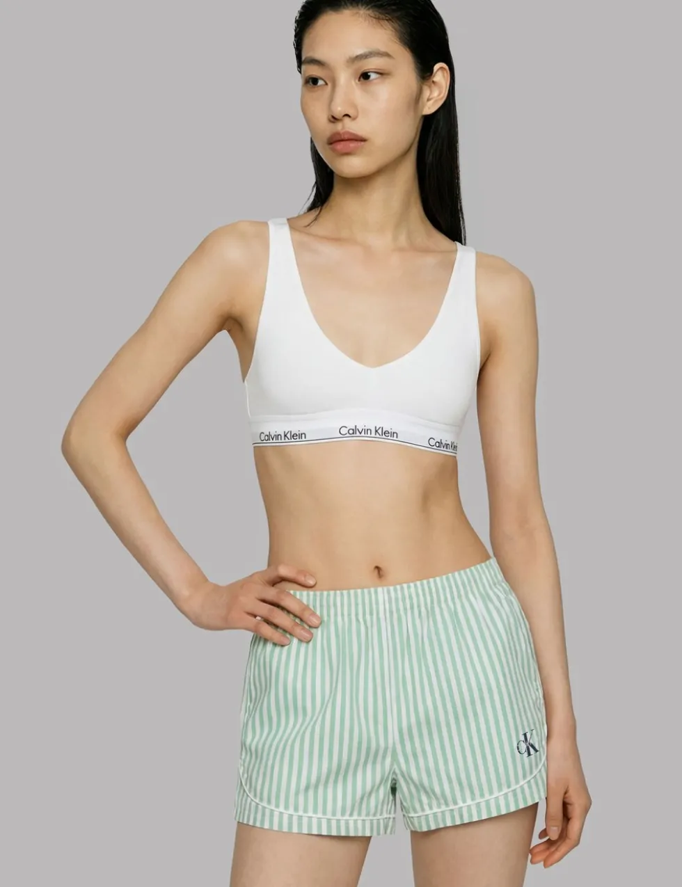 Cotton Poplin Pyjama Shorts