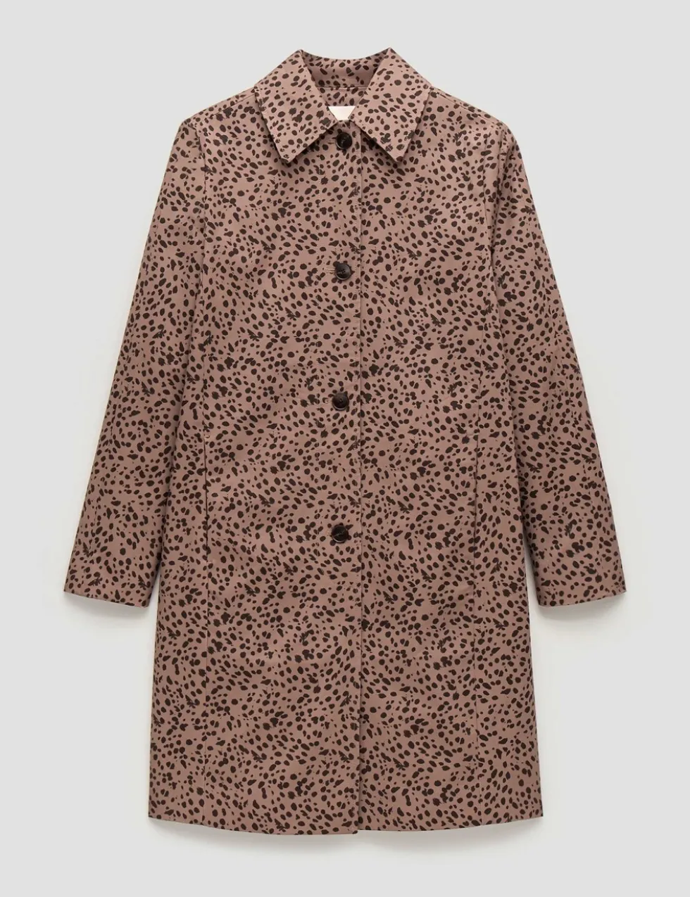 Cotton Rich Animal Print Car Coat