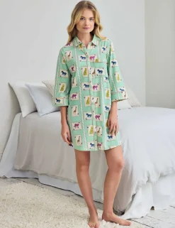 Cotton Rich Animal Print Nightshirt