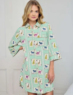 Cotton Rich Animal Print Nightshirt
