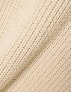 Cotton Rich Badge Detail Polo Neck Jumper