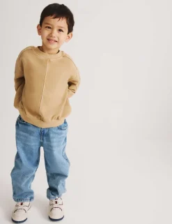 Cotton Rich Badge Sweatshirt (2-8 Yrs)