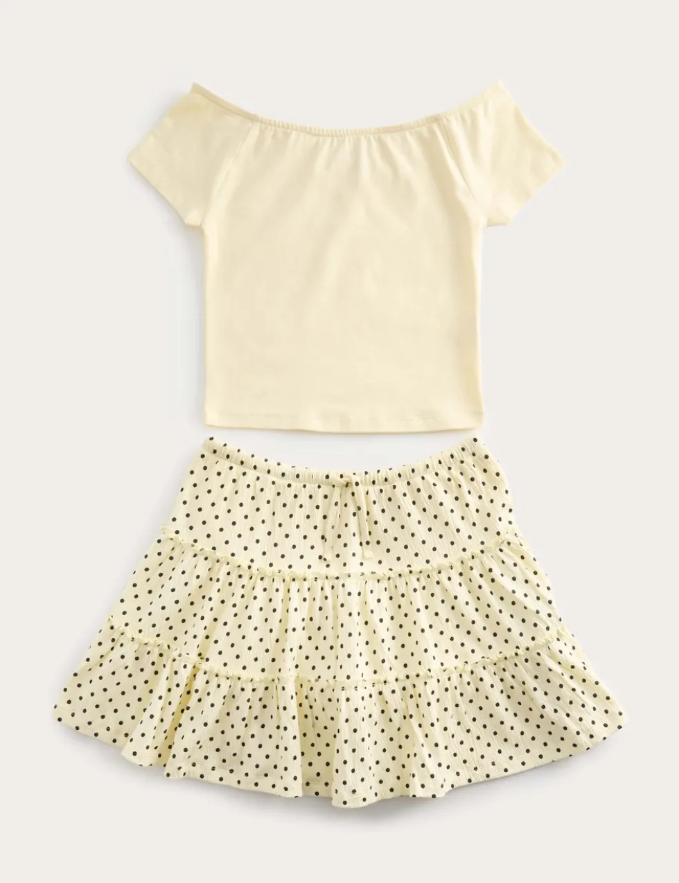 Cotton Rich Bardot Top and Skort Outfit (6-16 Yrs)