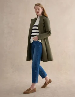Cotton Rich Belted Longline Trench Coat
