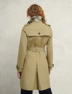Cotton Rich Belted Longline Trench Coat