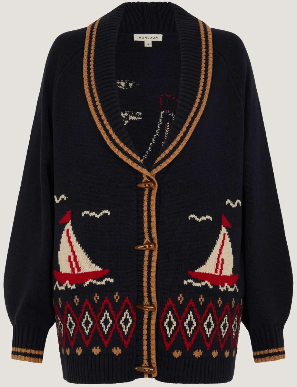 Cotton Rich Boat Cardigan