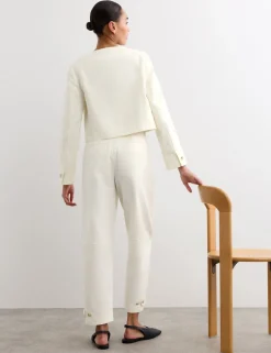 Cotton Rich Boxy Short Jacket
